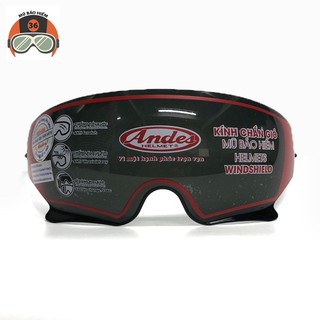 Kính thay thế mũ bảo hiểm kính âm Sunda 135D - Kính trà, kính râm, kính tráng gương ngũ sắc - Kính chính hãng